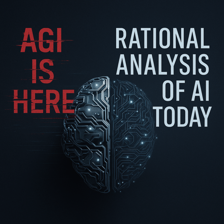 Rational analysis of AI and why AGI is still far away